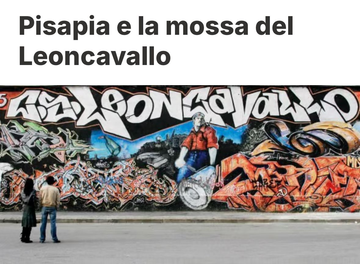 Pisapia, sindaco di Milano, cominciò la sua campagna elettorale proprio dal Leoncavallo