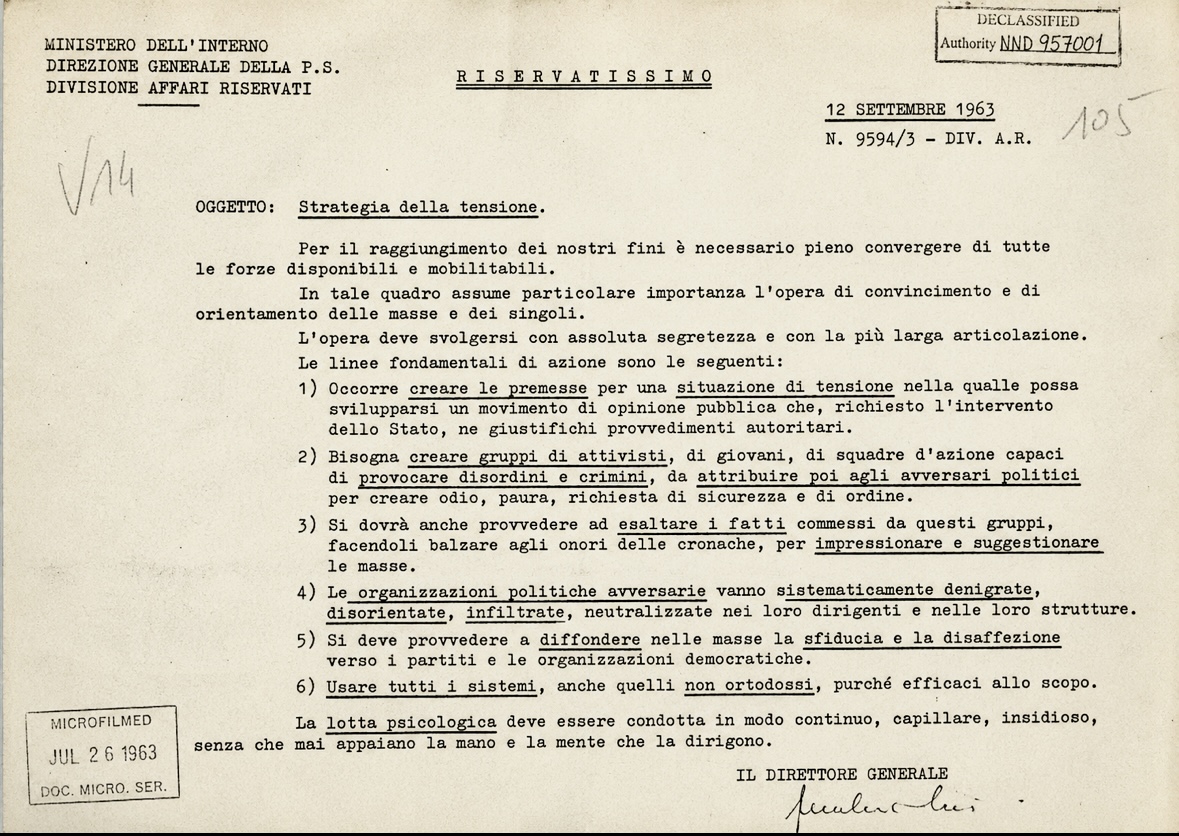 LA DEMORALIZZAZIONE COME ARMA DI GUERRA